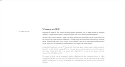 Desktop Screenshot of gpsl.co.in